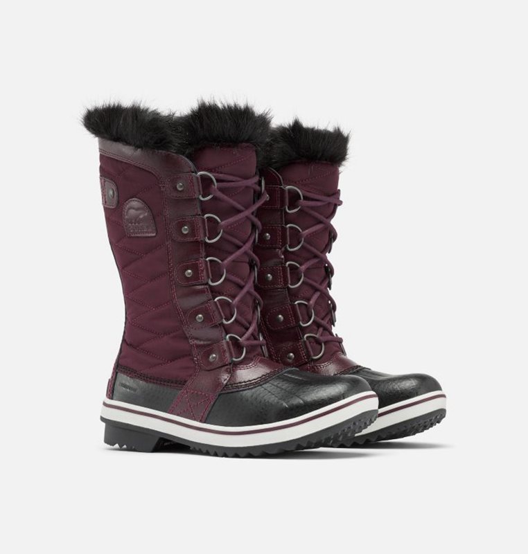 Womens Snow Boots Purple/Black - Sorel Tofino™ II Mid - 359140-PAQ